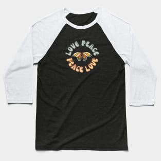 Peace & Love Baseball T-Shirt